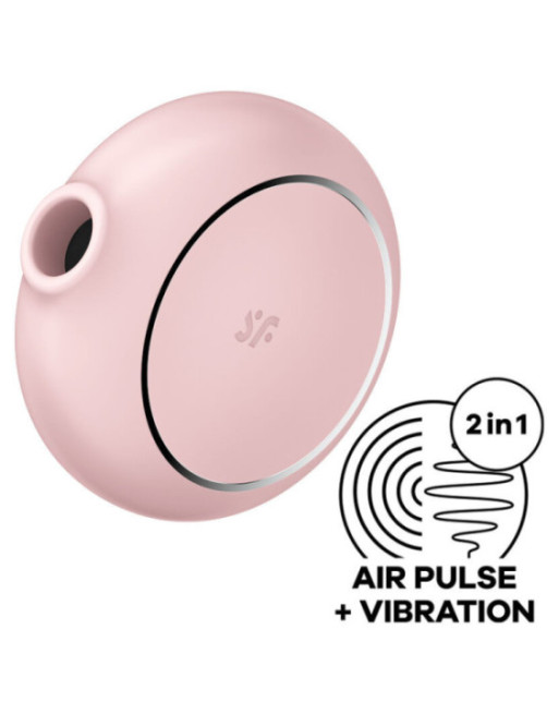 SATISFYER - STIMOLATORE E VIBRATORE A DOPPIO PRO TO GO 3 ROSA