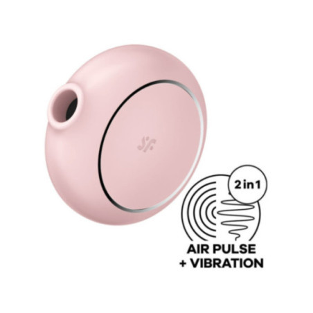 SATISFYER - STIMOLATORE E VIBRATORE A DOPPIO PRO TO GO 3 ROSA