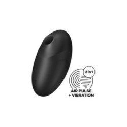 SATISFYER - STIMOLATORE E VIBRATORE VULVA LOVER 3 NERO