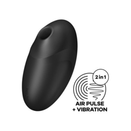 SATISFYER - STIMOLATORE E VIBRATORE VULVA LOVER 3 NERO