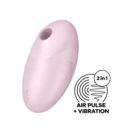 SATISFYER - STIMOLATORE E VIBRATORE VULVA LOVER 3 ROSA