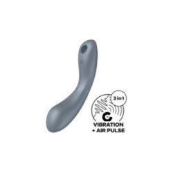 SATISFYER - CURVE TRINITY 1 AIR PULSE VIBRAZIONE GRIGIO