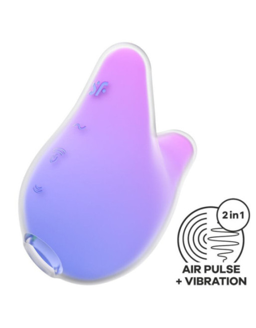 SATISFYER - MERMAID VIBES STIMOLATORE E VIBRATORE VIOLA E ROSA