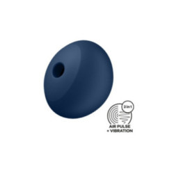 SATISFYER - AIR POWER 4 STIMOLATORE E VIBRATORE 12 VIBRAZIONI BLU