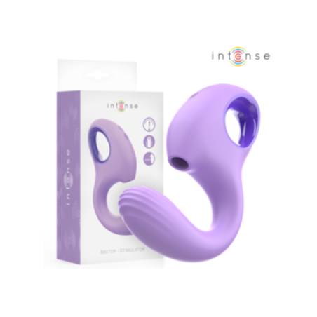 INTENSE - VIBRATORE E STIMOLATORE BAXTER VIOLA