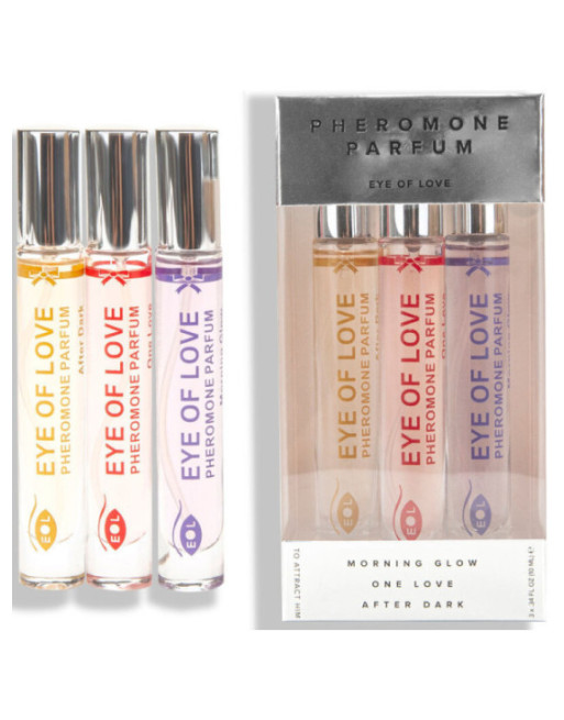 EYE OF LOVE - EOL PHR PARFUM 10 ML SET/3 - MORNING GLOW, ONE LOVE, AFTER DARK