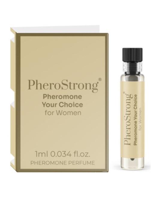 PHEROSTRONG - PROFUMO AI FEROMONI LA TUA SCELTA PER DONNA 1 ML
