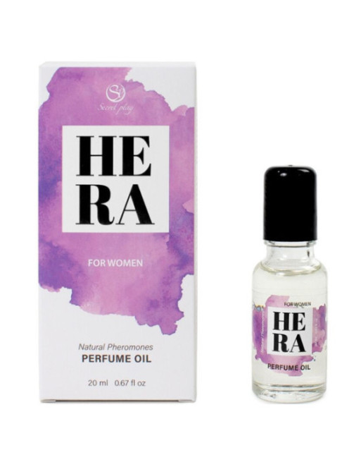 SECRETPLAY - HERA PROFUMO NATURALE FEROMONI IN OLIO PER DONNA 20 ML