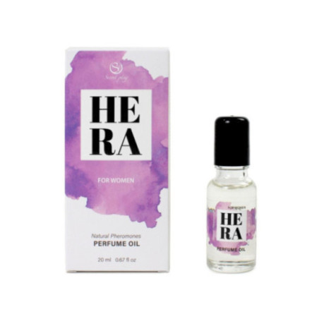 SECRETPLAY - HERA PROFUMO NATURALE FEROMONI IN OLIO PER DONNA 20 ML