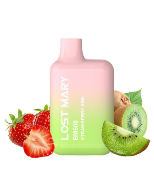 LOST MARY - BM600 NICOTINA VAPER 2% MONOUSO FRAGOLA KIWI