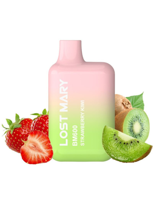 LOST MARY - BM600 NICOTINA VAPER 2% MONOUSO FRAGOLA KIWI