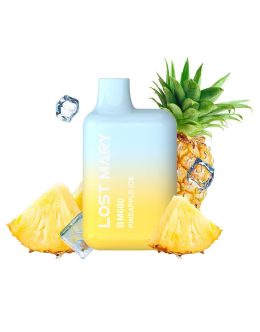 LOST MARY - BM600 NICOTINA VAPER 2% MONOUSO ANANAS GHIACCIO