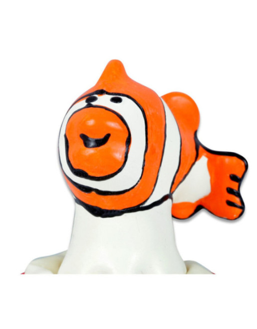 CONDOMERIE - PRESERVATIVI NOVITÀ DIPINTI A MANO PESCE ARANCIONE