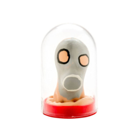 CONDOMERIE - PRESERVATIVI NOVITÀ DIPINTI A MANO MASCHERA ANTIGAS