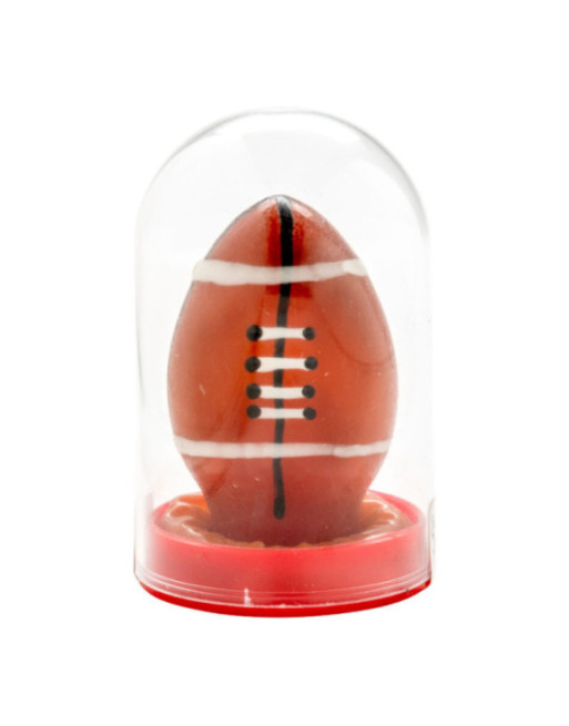 CONDOMERIE - PRESERVATIVI NOVITÀ DIPINTI A MANO PALLONE DA RUGBY