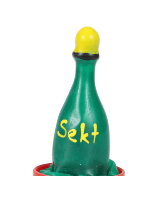 CONDOMERIE - PRESERVATIVI NOVITÀ DIPINTI A MANO CHAMPAGNE