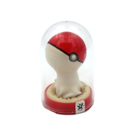 CONDOMERIE - PRESERVATIVI NOVITÀ DIPINTI A MANO POKEBALL ROSSO-BIANCO