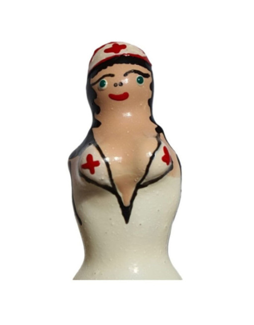 CONDOMERIE - PRESERVATIVI NOVITÀ DIPINTI A MANO INFERMIERA BIONDA