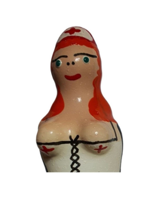 CONDOMERIE - PRESERVATIVI NOVITÀ DIPINTI A MANO INFERMIERA ROSSA