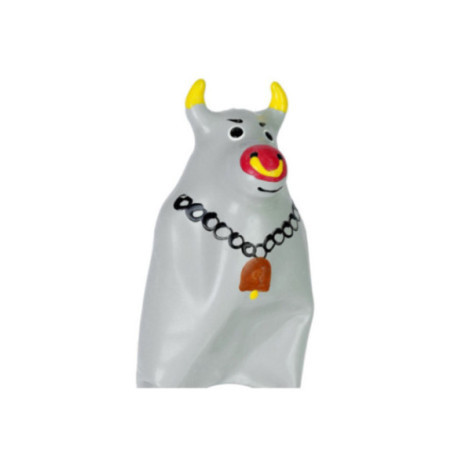 CONDOMERIE - PRESERVATIVI NOVITÀ DIPINTI A MANO MODELLO TORO GRIGIO XL