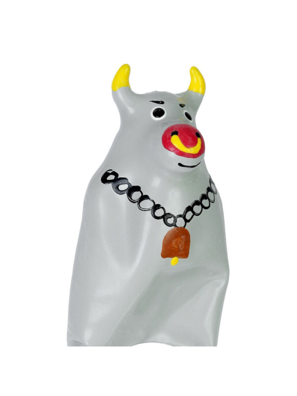 CONDOMERIE - PRESERVATIVI NOVITÀ DIPINTI A MANO MODELLO TORO GRIGIO XL