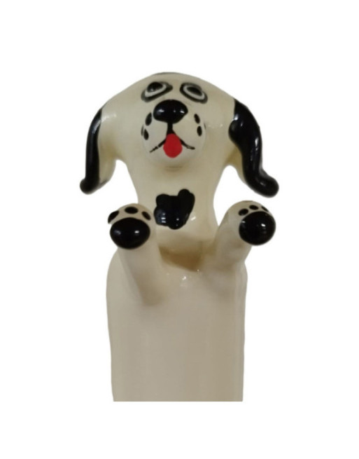 CONDOMERIE - PRESERVATIVI NOVITÀ DIPINTI A MANO HAPPY WHITE DOG XL