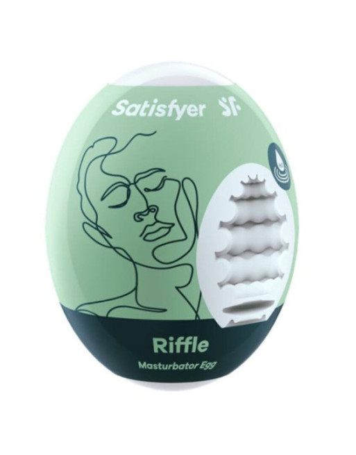 SATISFYER - UOVO MASTURBATORE RIFFLE