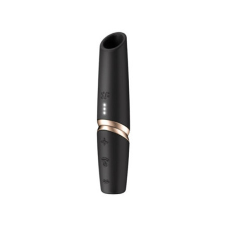 SATISFYER - STIMOLATORE PERFETTO KISS WAVE PER CLITORIDE NERO / ORO