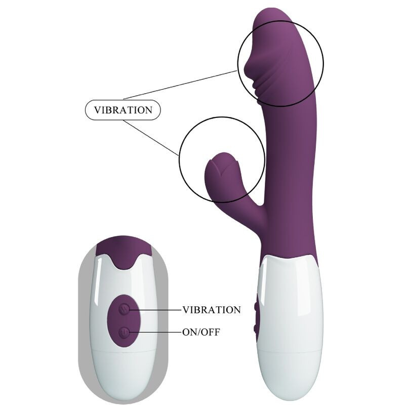Pretty Love Snappy Vibratore Silicone 7 Velocità – Ricaricabile e Silenzioso