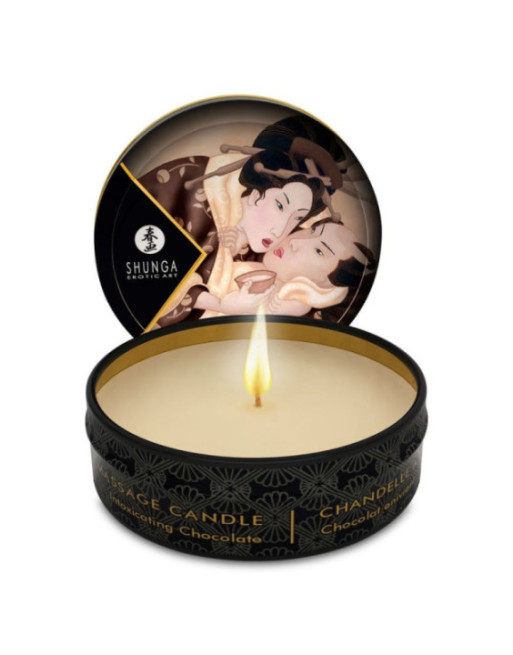 SHUNGA - MINI CARESS BY CANDELIGHT CANDELA DA MASSAGGIO AL CIOCCOLATO 30 ML