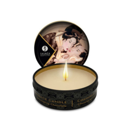 SHUNGA - MINI CARESS BY CANDELIGHT CANDELA DA MASSAGGIO AL CIOCCOLATO 30 ML