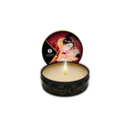 SHUNGA - MINI CARESS BY CANDELIGHT CANDELA DA MASSAGGIO FRAGOLE E CAVA 30 ML