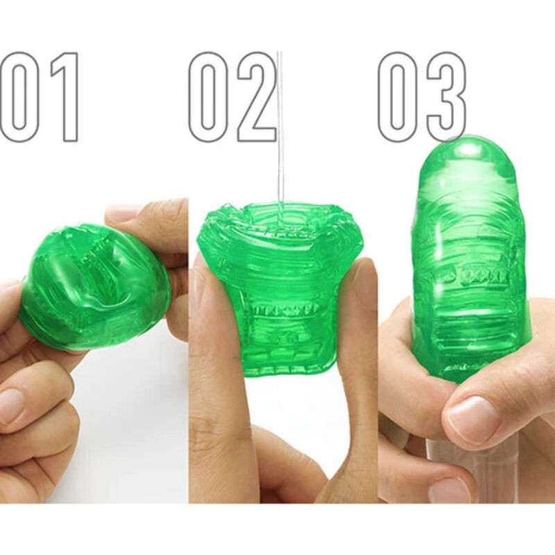TENGA UNI Emerald Ditale Masturbatore Unisex | Stimolatore Manuale