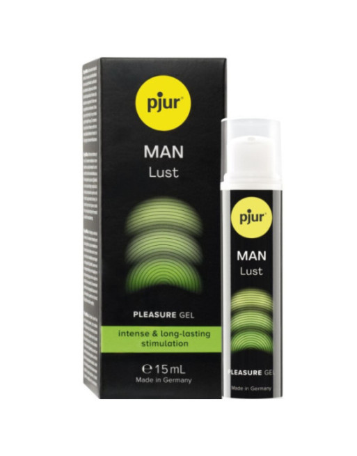 PJUR - MAN LUST PLEASURE GEL STIMOLAZIONE INTENSA E DI LUNGA DURATA 15 ML