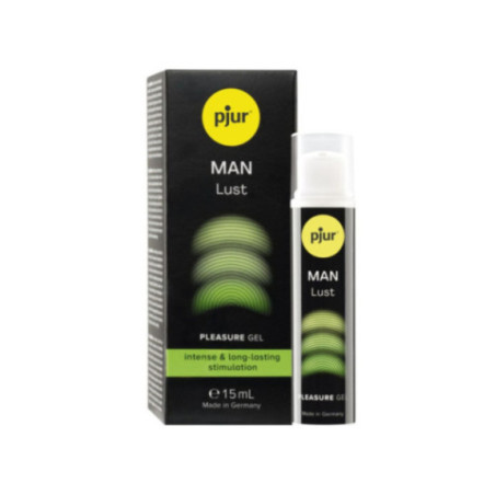 PJUR - MAN LUST PLEASURE GEL STIMOLAZIONE INTENSA E DI LUNGA DURATA 15 ML