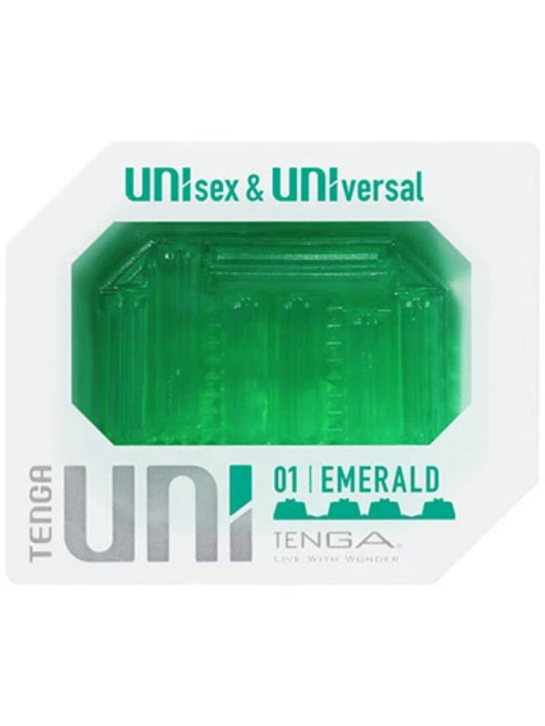 TENGA UNI Emerald Ditale Masturbatore Unisex | Stimolatore Manuale