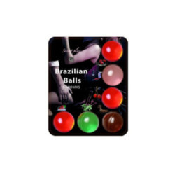 SECRETPLAY - BRASILLIAN BALLS LUBRIFICANTE HOT BALLS 6 UNITÀ