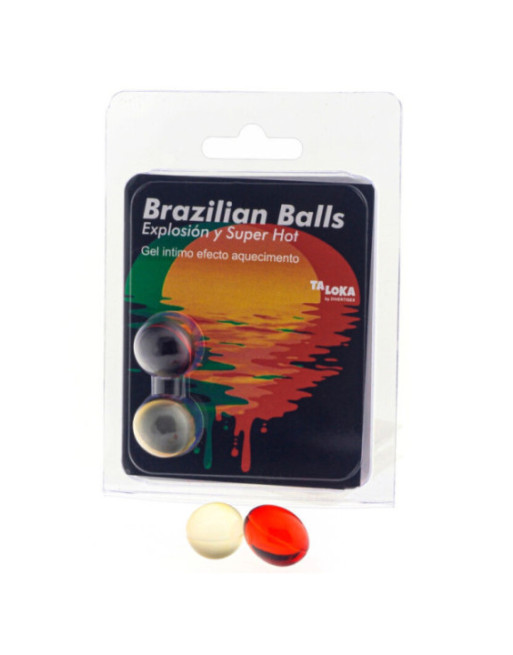 TALOKA - 2 SFERE BRASILIANE GEL ECCITANTE EFFETTO SUPER HOT