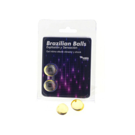 TALOKA - 2 SFERE BRASILIANE GEL EMOZIONANTE VIBRANTE ED EFFETTO SHOCK