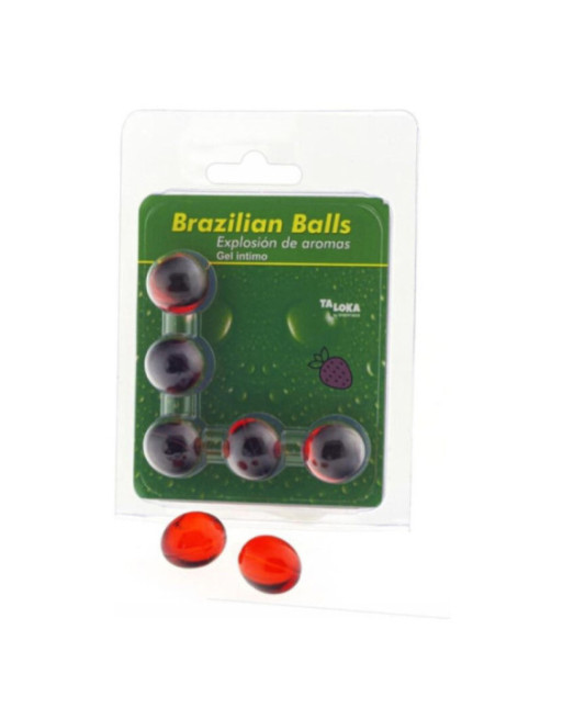 TALOKA - 5 SFERE BRASILIANE GEL INTIMO ALLA FRAGOLA