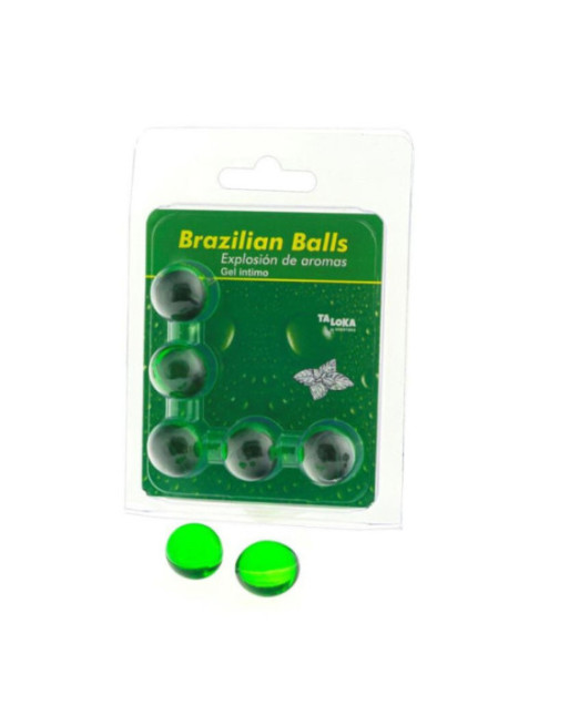 TALOKA - 5 PALLINE BRASILIANE GEL INTIMO MENTA