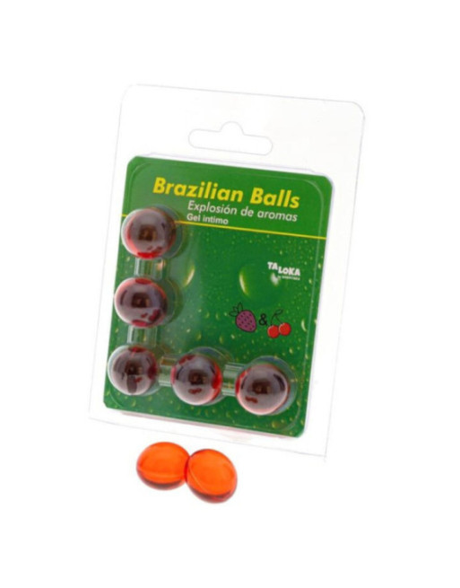 TALOKA - 5 SFERE BRASILIANE GEL INTIMO FRAGOLA E CILIEGIA
