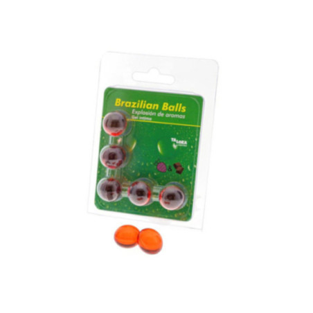 TALOKA - 5 SFERE BRASILIANE GEL INTIMO FRAGOLA E CIOCCOLATO