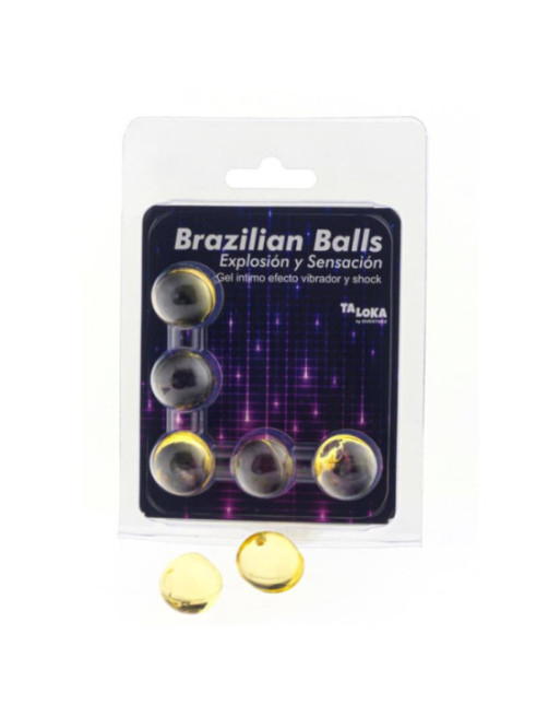 TALOKA - 5 SFERE BRASILIANE GEL EMOZIONANTE VIBRANTE ED EFFETTO SHOCK