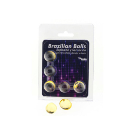 TALOKA - 5 SFERE BRASILIANE GEL EMOZIONANTE VIBRANTE ED EFFETTO SHOCK