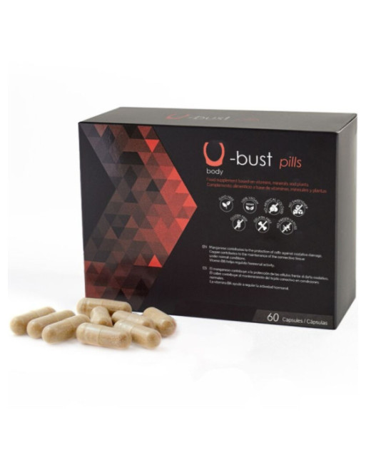 500 COSMETICS - U-BUST CAPSULE PER L'INGROSSAMENTO DEL SENO - 60 CAPSULE