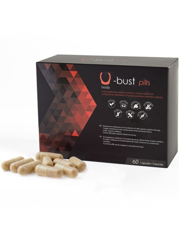 500 COSMETICS - U-BUST CAPSULE PER L'INGROSSAMENTO DEL SENO - 60 CAPSULE