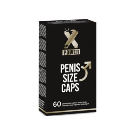 XPOWER - CAPSULE PER INGRANAGGI DEL PENE PER EREZIONI MIGLIORATE 60 CAPSULE
