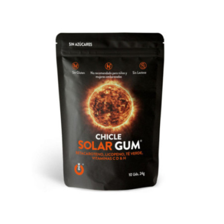 WUG GUM - SOLAR GUM SUN TANNING 10 UNITS
