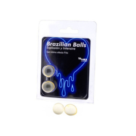 TALOKA - 2 SFERE BRASILIANE GEL EMOZIONANTE EFFETTO FREDDO E VIBRAZIONE